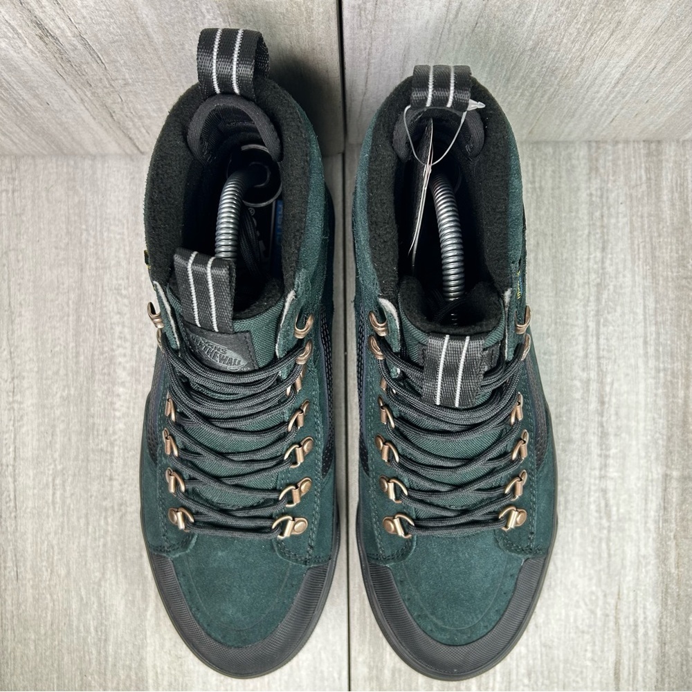 NEW Vans MTE SK8-Hi Scarab Green Waterproof Sneaker Boot Women’s Sizes 9 - Picture 6 of 11